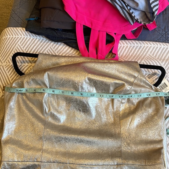 NWT Lauren Ralph Lauren Chris Silver Dress - Picture 15 of 15